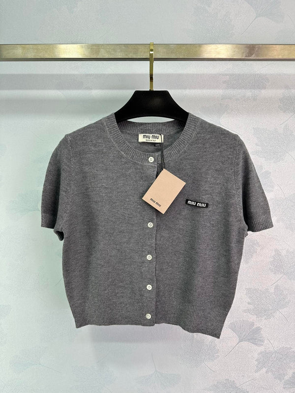 Haut en tricot avec logo