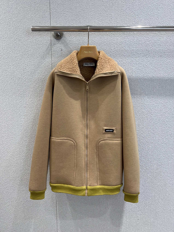 Soft silhouette lambswool coat