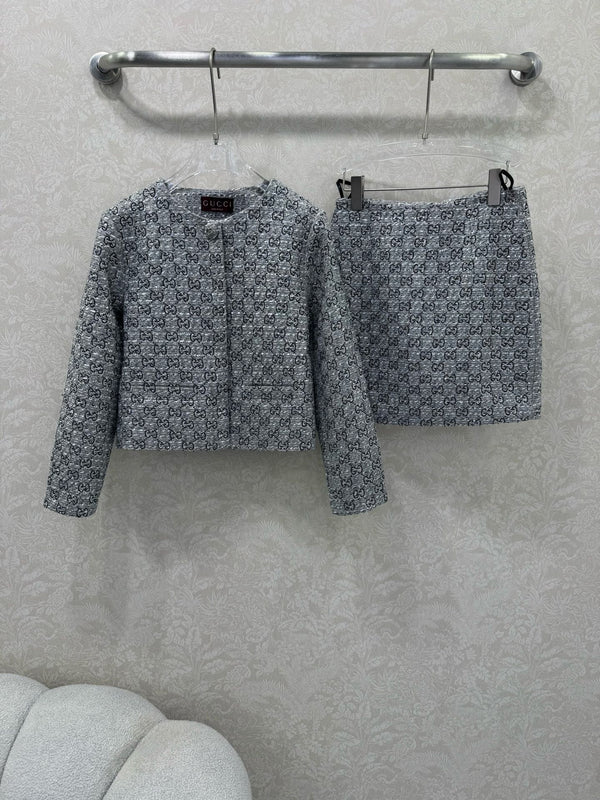 Hot diamond jacket skirt