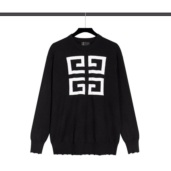 jacquard textured sweater