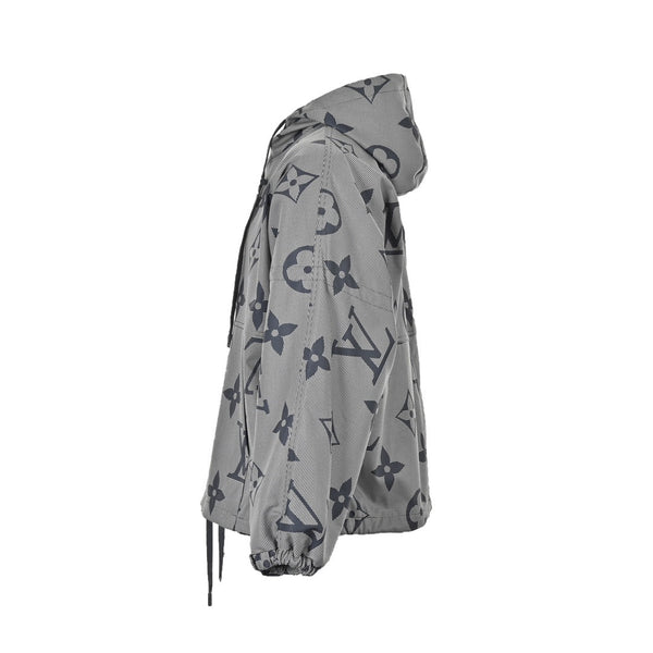 Presbyopia printed windbreaker jacket