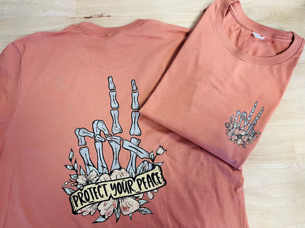 T-shirt inspirant - Protégez votre paix