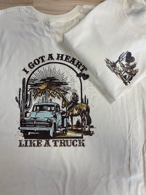 J'ai un cœur comme un t-shirt de camion